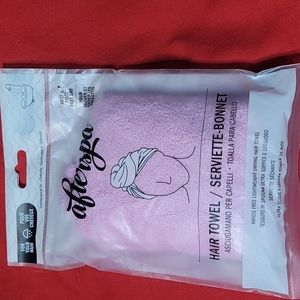 PINK AFTERSPA HAIR TOWEL